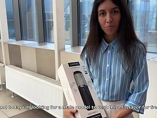 I Received a Powerful Cumshot from My New Toy Svakom Alex Neo 2 Outdoors