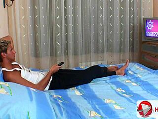 Conor takes on small-breasted Alicia in hotel encounter with big cock and lingerie.