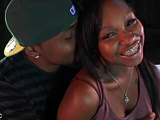 hey, check this dick slap intro with natural tits couple 😏🍆