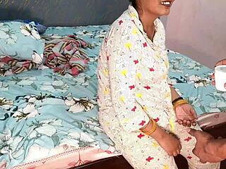 Guy licks country aunt pussy before anal sex with cum on ass outdoors