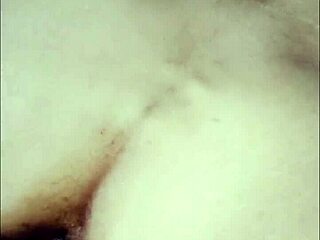 Amateur wife spreads her tight ass for husband's massive cock in close-up homemade anal pov session