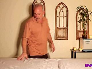 I feel so aroused during this sensual massage from plump teen Aria Banks at Shady Spa