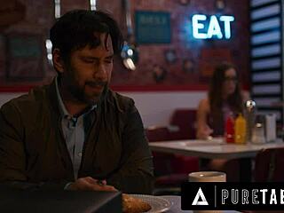 Pure taboo desperate Katie Kush rides big cock in office to save business