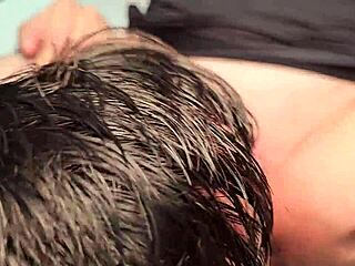 Hey plumber, these sexy fat Brazilian lesbians want to try your huge cock on their anniversary with natural tits spitting and ass play.