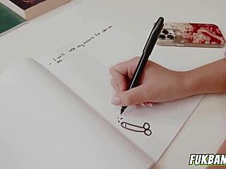 Intense Student Teacher Anal Lesson with Shy Teen in Rough Deepthroat and Hardcore Fucking