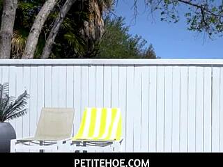 Hey petite teen, can you squirt like that for your neighbor again?