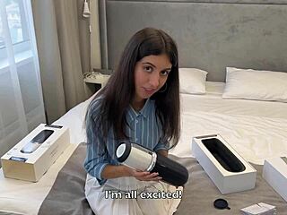 I Received a Powerful Cumshot from My New Toy Svakom Alex Neo 2 Outdoors