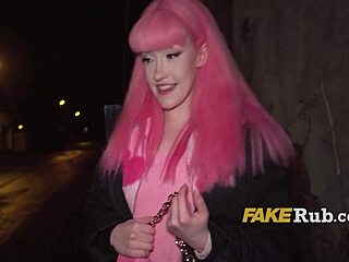 pink-haired euro slut, want to get pounded publicly for cash?