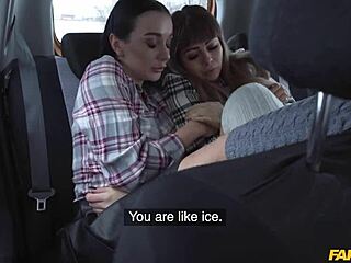 Fake Driving School Threesome With Czech Babes