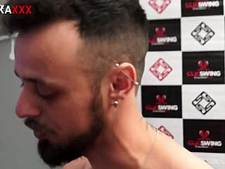 sadira hotwife explores backstage as naughty secretary in erotikaxxx footage