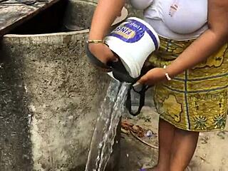 Her big natural tits bounce wildly during outdoor anal pounding that drives me absolutely crazy.