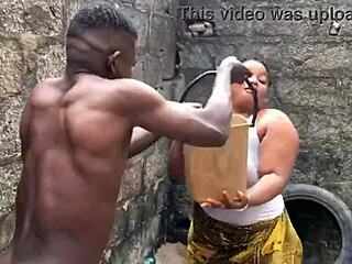 Her big natural tits bounce wildly during outdoor anal pounding that drives me absolutely crazy.