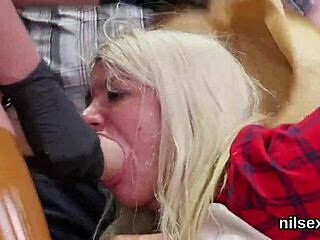 nasty sweetie endures brutal deepthroat and painful anal in extreme asylum therapy session