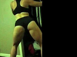 Suggestive White Girl Teases With Fit Booty Twerking Moves