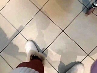 hey, your italian stepmother flashes her big ass and hairy pussy in the dressing room