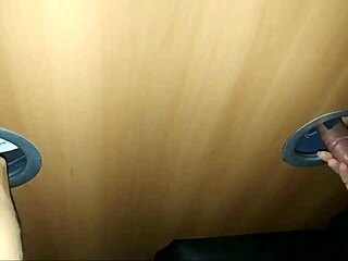 Husband films chubby mature wife sucking strangers at glory hole during wild swingers party in Florida.