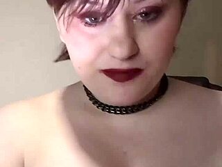 Curvy Babe Titfucks And Sucks Dildo With Big Natural Tits