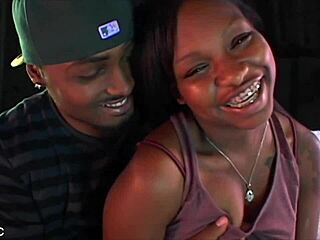 hey, check this dick slap intro with natural tits couple 😏🍆