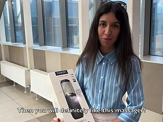 I Received a Powerful Cumshot from My New Toy Svakom Alex Neo 2 Outdoors