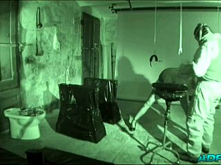 Two Cocks Two Pussies And Strapon Action In Dungeon Orgy With Bound Bdsm Lesbians