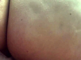 He grabs that big fat bbw ass and starts fucking her tight asshole hard and deep.