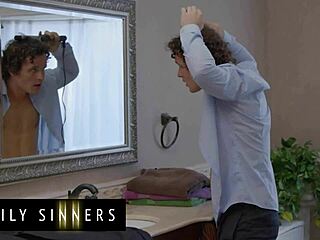 i'm a naughty blonde taking my close friend's big cock, losing virginity with wet pussy fucking on the sofa