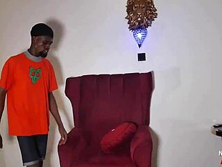 Wet sarah's hairy pussy pounded hard in intense first casting interview