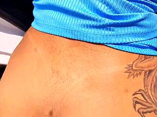 Luna Oliveira Flashes Pierced Nipples And Gets Assfucked By Muscular Bodybuilder In Public Exhibitionist Adventure