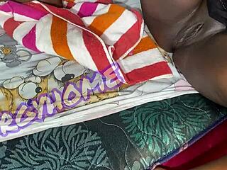 ebony housewife plays a game of sex with her shaved pussy and juicy ass