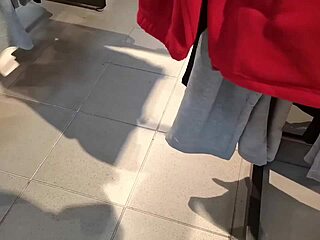 hey, your italian stepmother flashes her big ass and hairy pussy in the dressing room