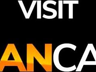 busty natural ebony deepthroats and swallows big white cock during intense casting interview.