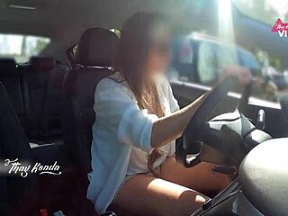 Me All Naughty With No Panties On Asking A Stranger For Help Outdoors