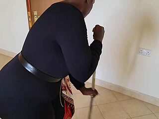 New Housemaid Delivers Blowjob And Bends Over For Boss!