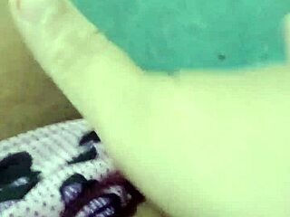 Hey, why is this horny young bitch fingering her wet shaved pussy in that minnie short with such intense moans?