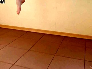 BRUNETTE YOUNG BEAUTY HOSTIA T RUBS HER TIGHT PUSSY LIKE A REAL WHORE!