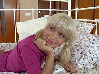 Hot Russian Teen Explores Intense Solo Masturbation in Amateur Video