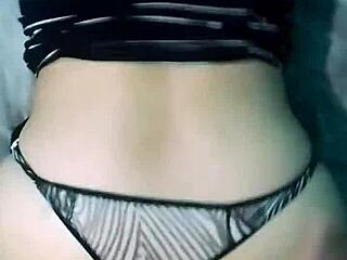 Pov homemade emo latina gets bent over doggystyle on the big bed during webcam session with the notebook