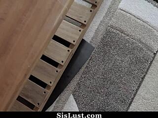 Stepsister Catches Stepbrother Watching Stepsister Porn and Rides His Cock Hard!