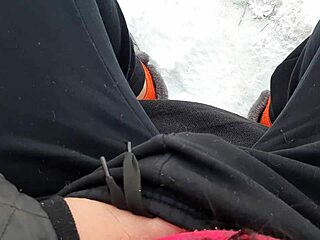 Risky outdoor solo jerk off session in public park reaching intense orgasm