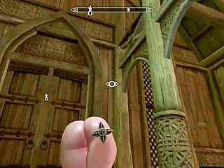 Oh my god, check out this big booty redhead with huge tits and ass in Skyrim!