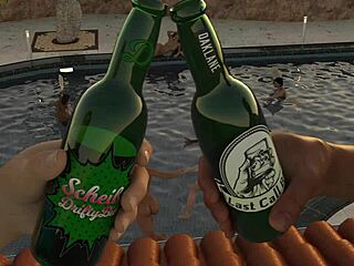 Amateur teen takes bold leap of faith with small tits exposed