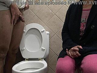 Intense Bold Watching Of 18 Year Old Pissing In Front