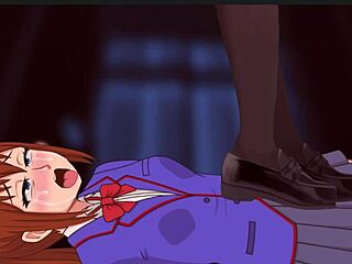 Watch Femuzero Skullgirl Dominate with Intense Trampling and Facesitting Action!