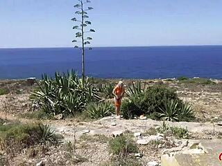 blonde fitness model jayjay pink gets intriguing public casting with big cock riding cowgirl doggystyle deepthroat creampie fuck and huge ass action