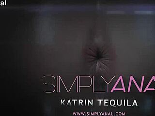 teen anal sex for anal loving blonde katrin tequila with ass fucking doggystyle gaping cum in mouth!