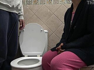 Intense Bold Watching Of 18 Year Old Pissing In Front