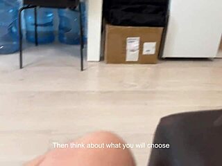 Woman couldnt go for a walk without panties had to fuck with guy in creampie pov