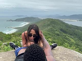 Exhibitionist Lovers Enjoy Outdoor Anal Creampie Squirting In Public