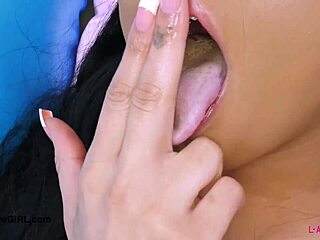 cute petite brunette teen 18+ shows her nice body on sofa during casting