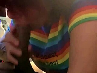 Cheating milf deepthroats massive black cock with intense passion